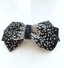 Silver black rhinestone for sale  FARNBOROUGH