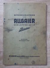 Allgaier dieselschlepper ap17 gebraucht kaufen  Recke