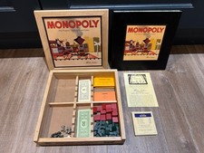 Monopoly nostalgia wooden for sale  HEREFORD
