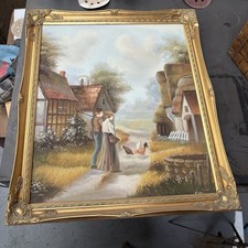 Vintage oil painting for sale  LIVERPOOL