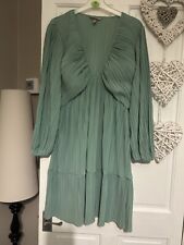 Sage green pleated for sale  CLACTON-ON-SEA