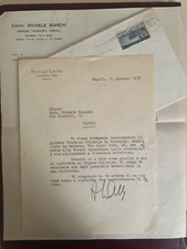 Lettera firmata achille usato  Milano