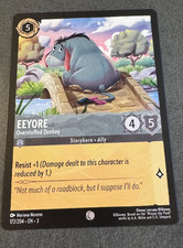 Lorcana 172 eeyore for sale  CHESTERFIELD