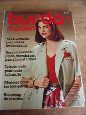 Magazine burda moden d'occasion  France