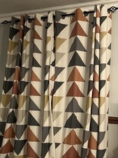 Next geometric curtains for sale  ALFORD