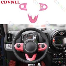 Usado, Para Mini Cooper Clubman F54 interruptor de volante de carro rosa brilhante acabamento de botão 3* comprar usado  Enviando para Brazil