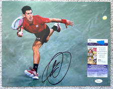 Novak djokovic signed for sale  Fishers