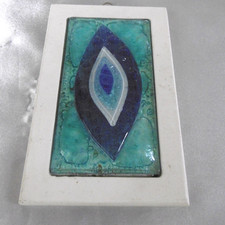 Plaquette oeil verre d'occasion  Vif
