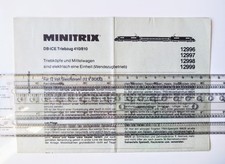 Betriebsanleitung minitrix 129 gebraucht kaufen  Betzdorf