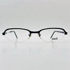 Óculos Dolce Gabbana Feminino Oval Azul Fosco Meio Aro Mod. Logotipo DG 4046 D & G, usado comprar usado  Enviando para Brazil