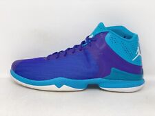 Zapatillas Air Jordan Super Fly 4 Charlotte Hornets púrpura azulada muestra PE talla 14,5 segunda mano  Embacar hacia Argentina