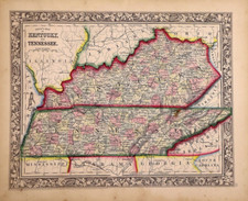 1862 map kentucky for sale  Schertz