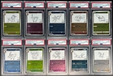 PSA 10 Yu Nagaba Pikachu Eevee's Promo Kompletny zestaw 10 kart Pokemon japońska na sprzedaż  Wysyłka do Poland