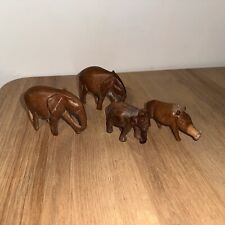 Wooden elephants wooden for sale  CHESTER