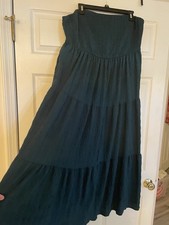Usado, Lindo Vestido Maxi Plus Size SHEIN Hunter Verde Sem Alças comprar usado  Enviando para Brazil