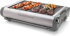 Grelha elétrica interna preta 1500 watts com bandeja de gotejamento removível antiaderente comprar usado  Enviando para Brazil