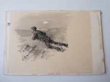 Dessin lavis homme d'occasion  Seyssel