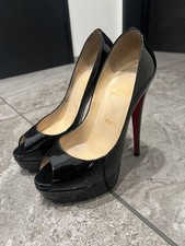 Christian Louboutin Czółenka Obcas Skóra Czarne EU37,5 US7 Japonia F/S UŻYWANE na sprzedaż Christian Louboutin Czółenka Obcas Skóra Czarne EU37,5 US7 Japonia F/S UŻYWANE na sprzedaż  Wysyłka do Poland