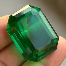 Pedra preciosa solta colombiana com certificação corte esmeralda verde natural 100 cts, usado comprar usado  Enviando para Brazil