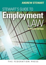 Stewart's Guide to Employment Law 7ª Edição por Andrew Stewart (Inglês) Paperb comprar usado  Enviando para Brazil