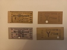 Lot anciens tickets d'occasion  Étréchy