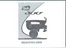 Bautz 300 ersatzteilliste gebraucht kaufen  Neuendettelsau