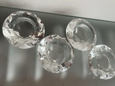 Lot bougeoirs cristal d'occasion  Deuil-la-Barre