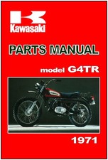 KAWASAKI Peças Manual G4TR A 1971 Trail Boss Catálogo de Peças de Reposição G4TRA comprar usado  Enviando para Brazil