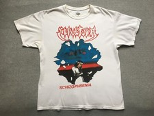 CAMISA SEPULTURA SCHIZOFRENIA VINTAGE GG Sarcofago Slayer Metallica Darkthrone rara comprar usado  Enviando para Brazil