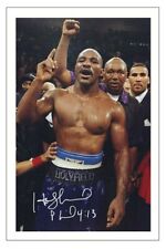 Evander holyfield signed for sale  UK