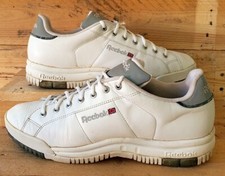 Tênis Reebok clássico couro baixo UK12/US13/EU47 RA801 TYI branco/cinza comprar usado  Enviando para Brazil