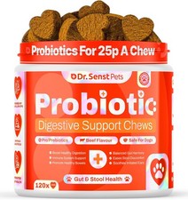 Dr. Senst Probióticos Cães 120 Mastigações | Tratamento Aprovado por Veterinário com Profibre de Saúde Intestinal comprar usado  Enviando para Brazil