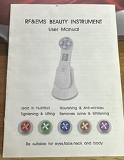 Instrumento de beleza RF EMS radiofrequência íon termostático remoção de rugas branco comprar usado  Enviando para Brazil