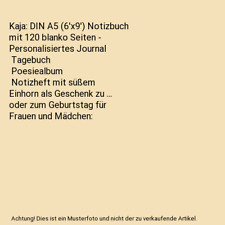 Kaja din notizbuch gebraucht kaufen  Trebbin