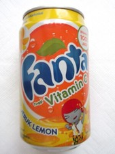 FANTA CYTRYNOWA WITAMINA C 2009 INDONEZJA puszka 330ml top otwarty na sprzedaż  PL
