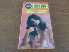 DAD'S CHERRY /  ONE BED FAMILY   1976    EROTIC DOUBLE NOVEL    COLLECTOR COPY comprar usado  Enviando para Brazil