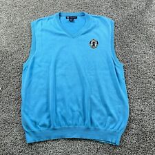 Colete Oxford Adulto Grande Pulôver Azul Algodão Pima Golfista Masculino comprar usado  Enviando para Brazil