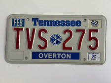 1992 tennessee license for sale  Poughkeepsie