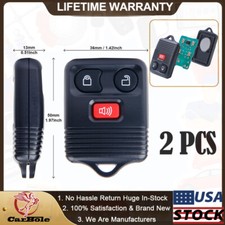 2x Entrada Sem Chave Controle Remoto Carro Chaveiro Clicker Transmissor Substituição EUA comprar usado  Enviando para Brazil