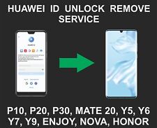 Huawei ID, Conta, Desbloqueio, P10, P20, P30, Y7, Y6, Y5, Nova, Mate, P Smart comprar usado  Enviando para Brazil