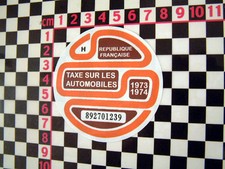 1973 french tax for sale  BEWDLEY