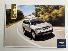 Folheto Chevrolet UK CAPTIVA 2.0 Turbo Diesel 2.4 gasolina 2007 comprar usado  Enviando para Brazil