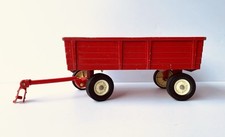 Antigo carrinho de grãos de vagão de fazenda vermelho de aço ERTL com porta deslizante 1:16 Scl. STK #479 comprar usado  Enviando para Brazil