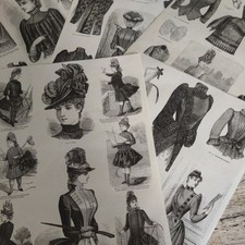 Pages late 19thc.fashion for sale  STOKE-ON-TRENT