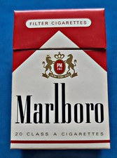 Vintage Auténtico Bulgaria Marlboro Años 80 Paquete de Cigarrillos Tabaco Caja Vacía segunda mano  Embacar hacia Mexico