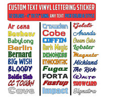 Custom text vinyl for sale  Apache Junction
