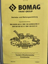 Bomag bedienungsanleitung serv gebraucht kaufen  Freital