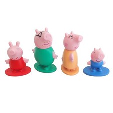 Pacote de enfeites de bolo Peppa Pig Family brinquedo infantil fixo, usado comprar usado  Enviando para Brazil