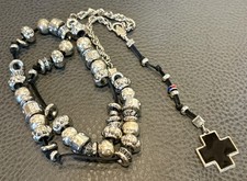 Rosary black enamel for sale  Owens Cross Roads