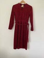 Vintage dress red for sale  BLAIRGOWRIE